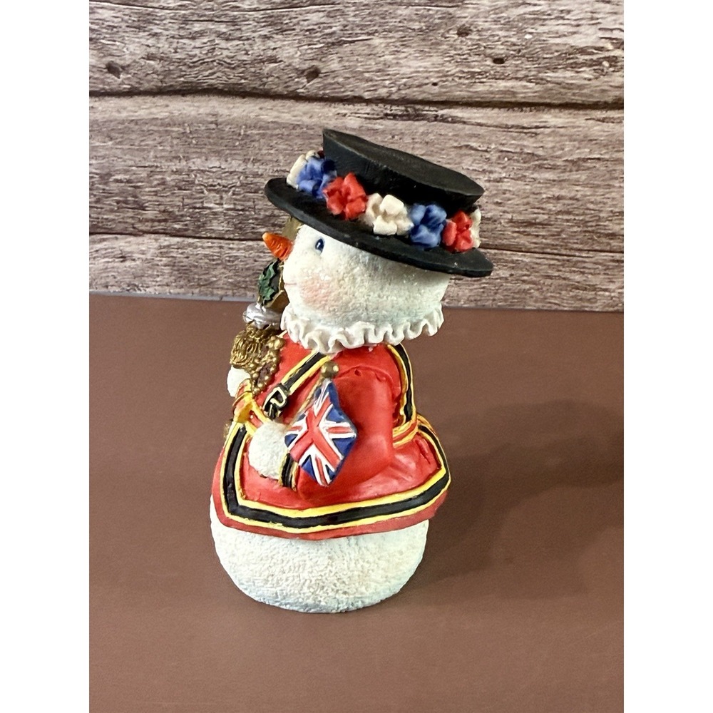 Vintage Roman Inc Snowman BRITISH Figurine 1998 Galleria Lucchese 71265 - Picture 3 of 8